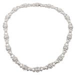 Vintage Diamond Necklace in 18kt White Gold