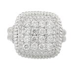 Vintage Style Diamond Ring in 14kt White Gold