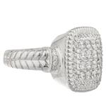 Vintage Style Diamond Ring in 14kt White Gold