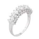 Cubic Zirconia Ring in 14kt White Gold