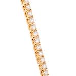White Sapphire Tennis Bracelet in 14kt Gold