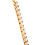 White Sapphire Tennis Bracelet in 14kt Gold