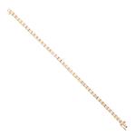 White Sapphire Tennis Bracelet in 14kt Gold