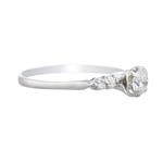 Classic Diamond Engagement Ring in 14kt White Gold