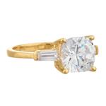 Cubic Zirconia Engagement Ring in 14kt Gold