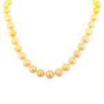 Forever Diamonds South Sea Natural Gold Pearl Necklace 